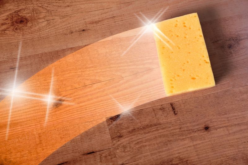 Wood Floor Cleaning in Spring